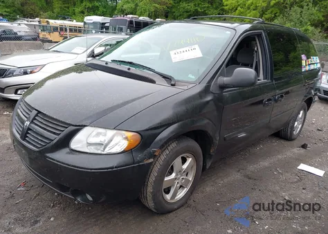 2007 Dodge Grand Caravan Sxt from USA, damaged, VIN 2D4GP44L07R121507